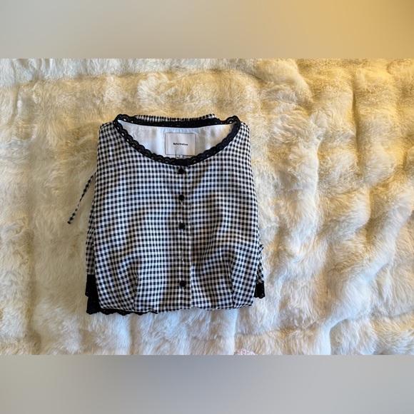 Reformation Valetta Two Piece In Remy Check, brand new, never worn, no flaws. - Picture 15 of 16